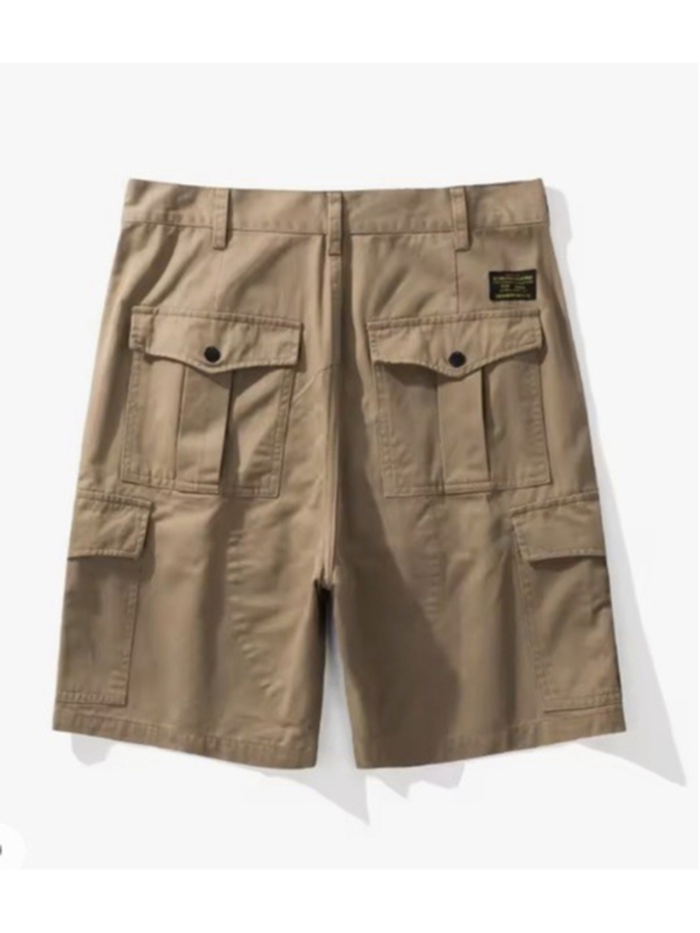 OKONKWO-Motorcycle Split Bike Shorts Loose Camo Shorts M-64MOD Large